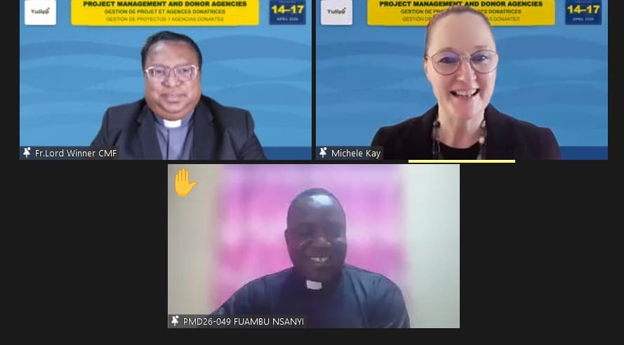 Fr Lord Winner CMF and Fuambu Nsanyi participating