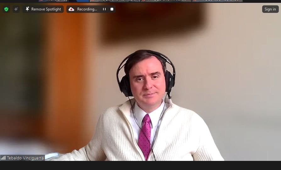 Tebaldo, Benzer and Michele on screen